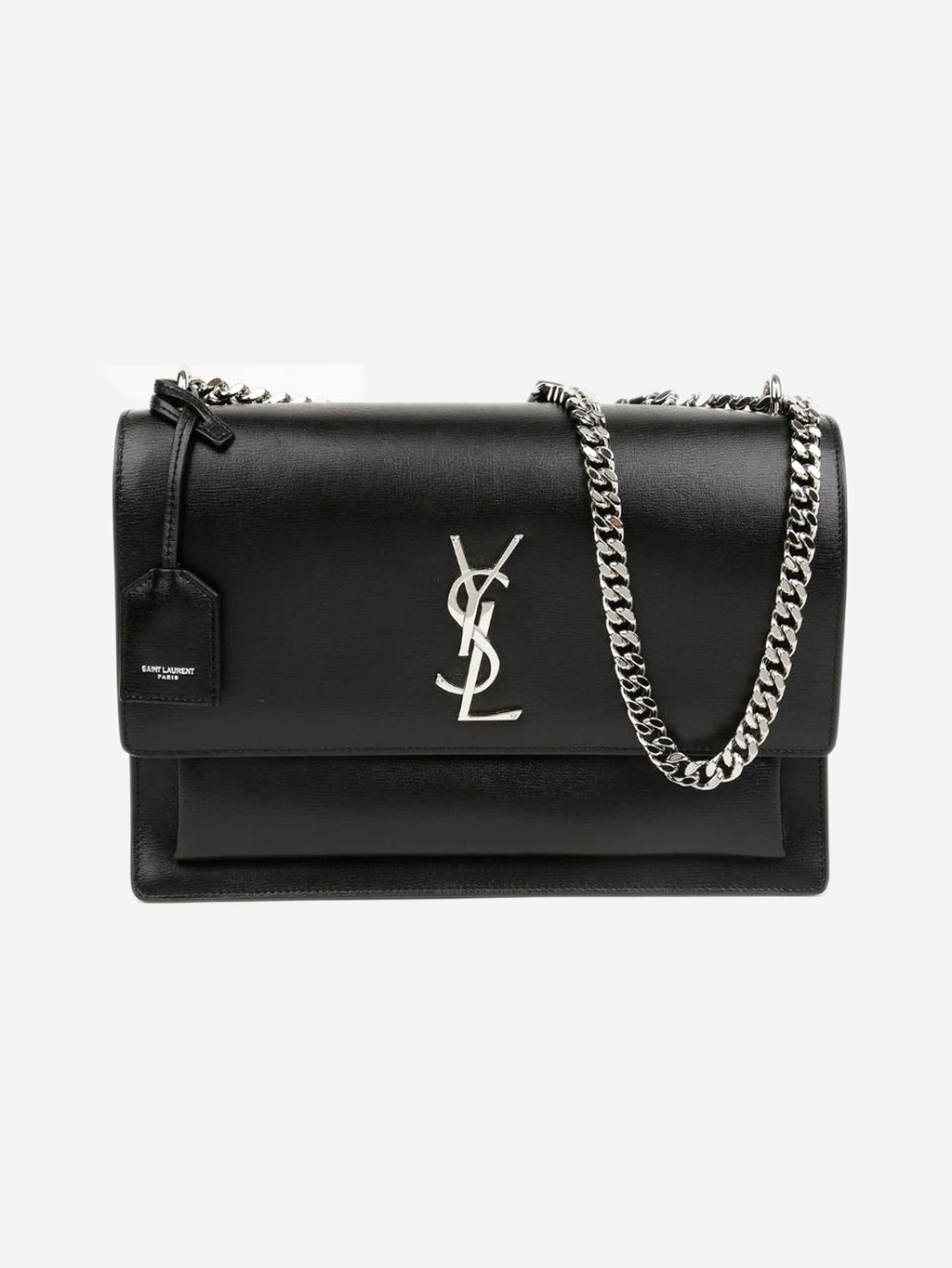 Black leather Sunset bag