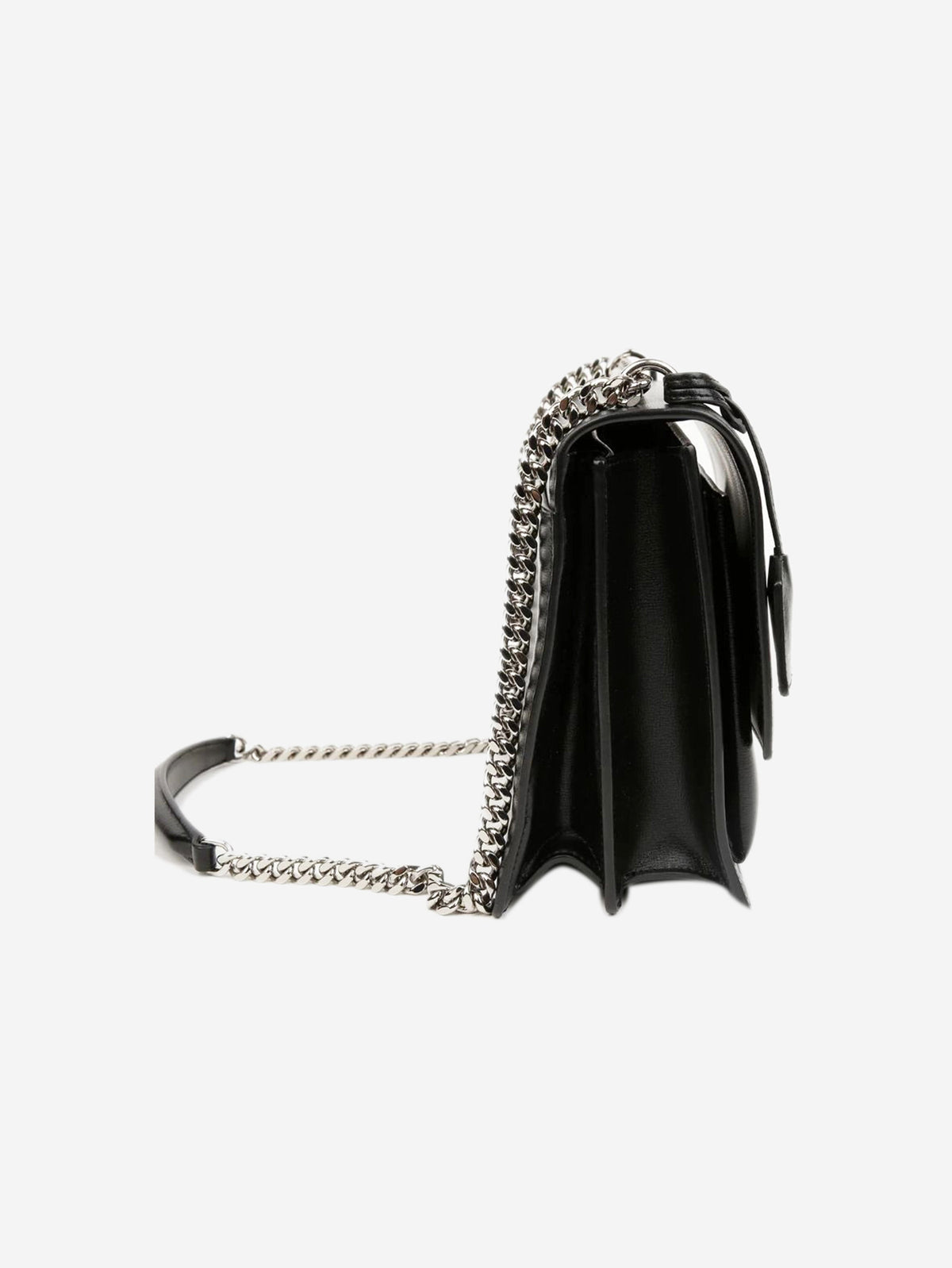 Black leather Sunset bag