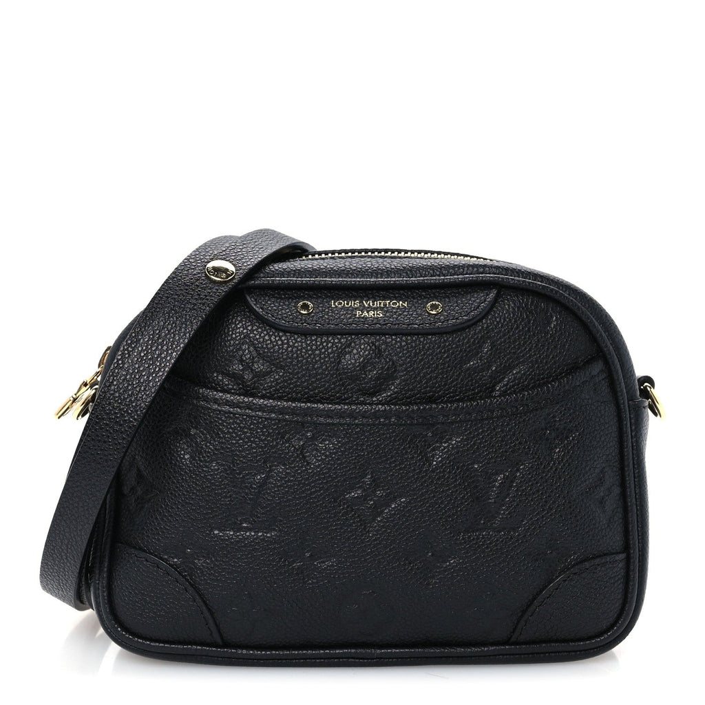 Empreinte Monogram Tiny Camera Bag Black