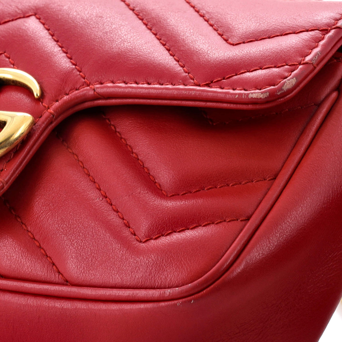 GG Marmont Flap Bag Matelasse Leather Super Mini