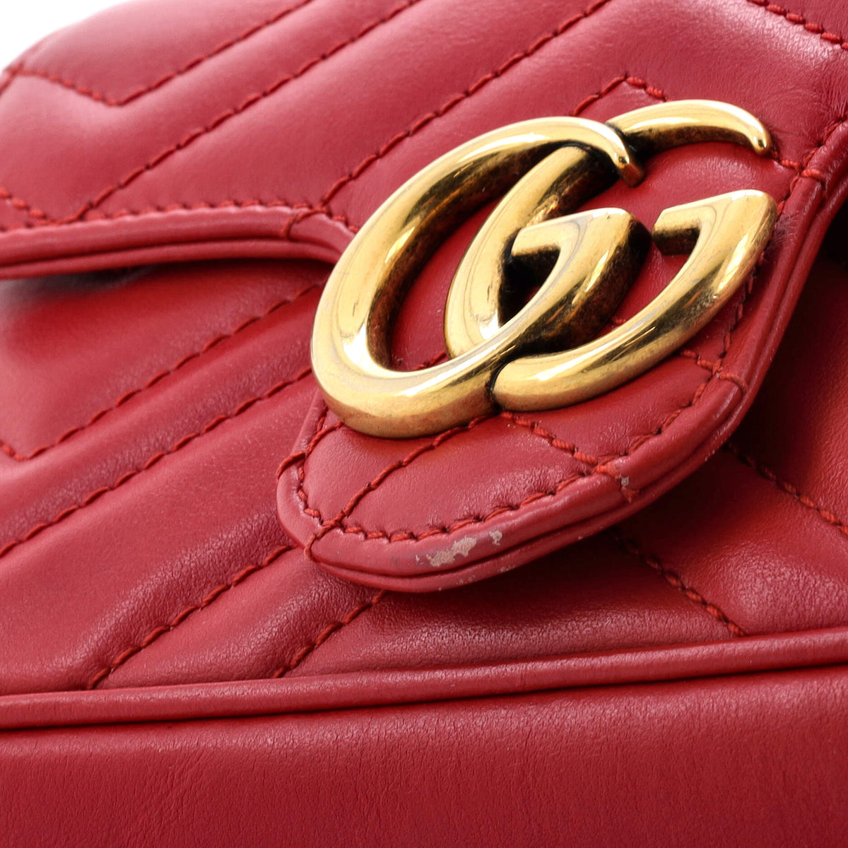 GG Marmont Flap Bag Matelasse Leather Super Mini
