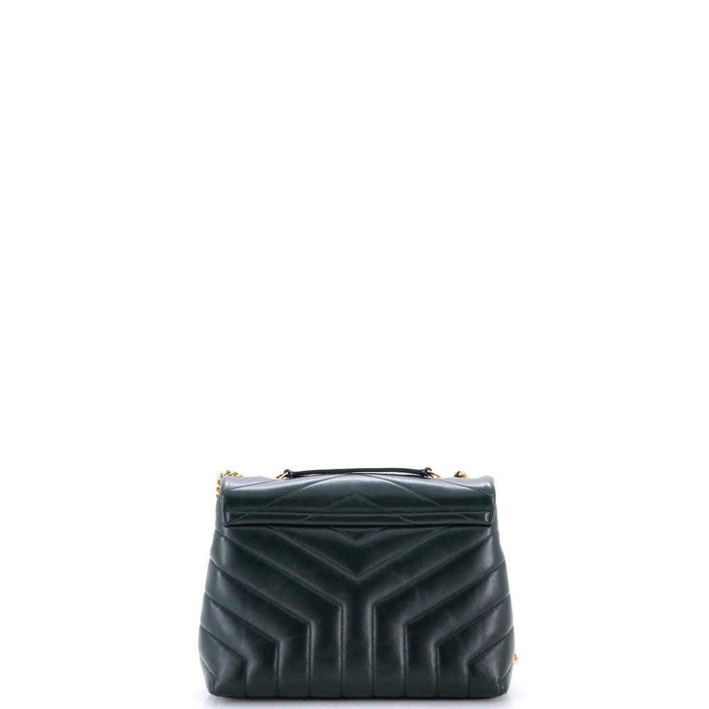 Loulou Shoulder Bag Matelasse Chevron Leather Small
