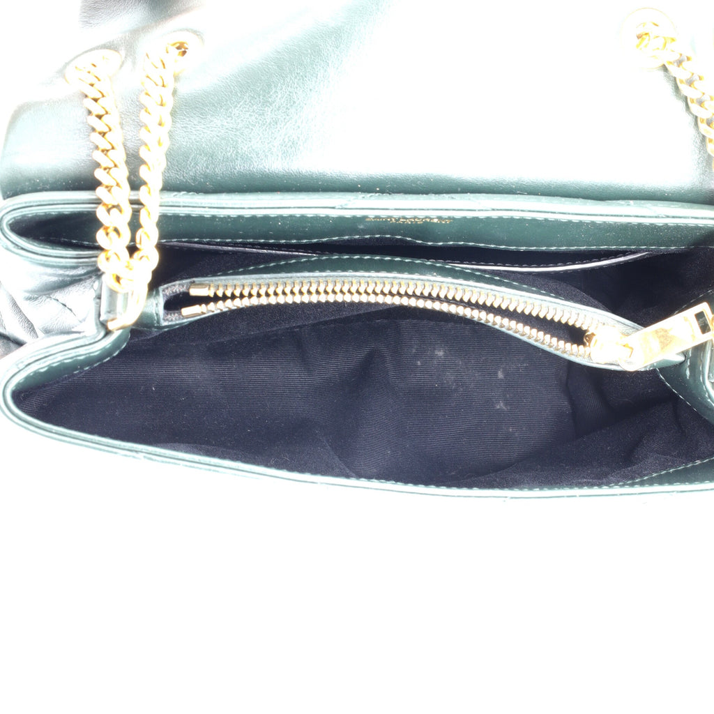 Loulou Shoulder Bag Matelasse Chevron Leather Small