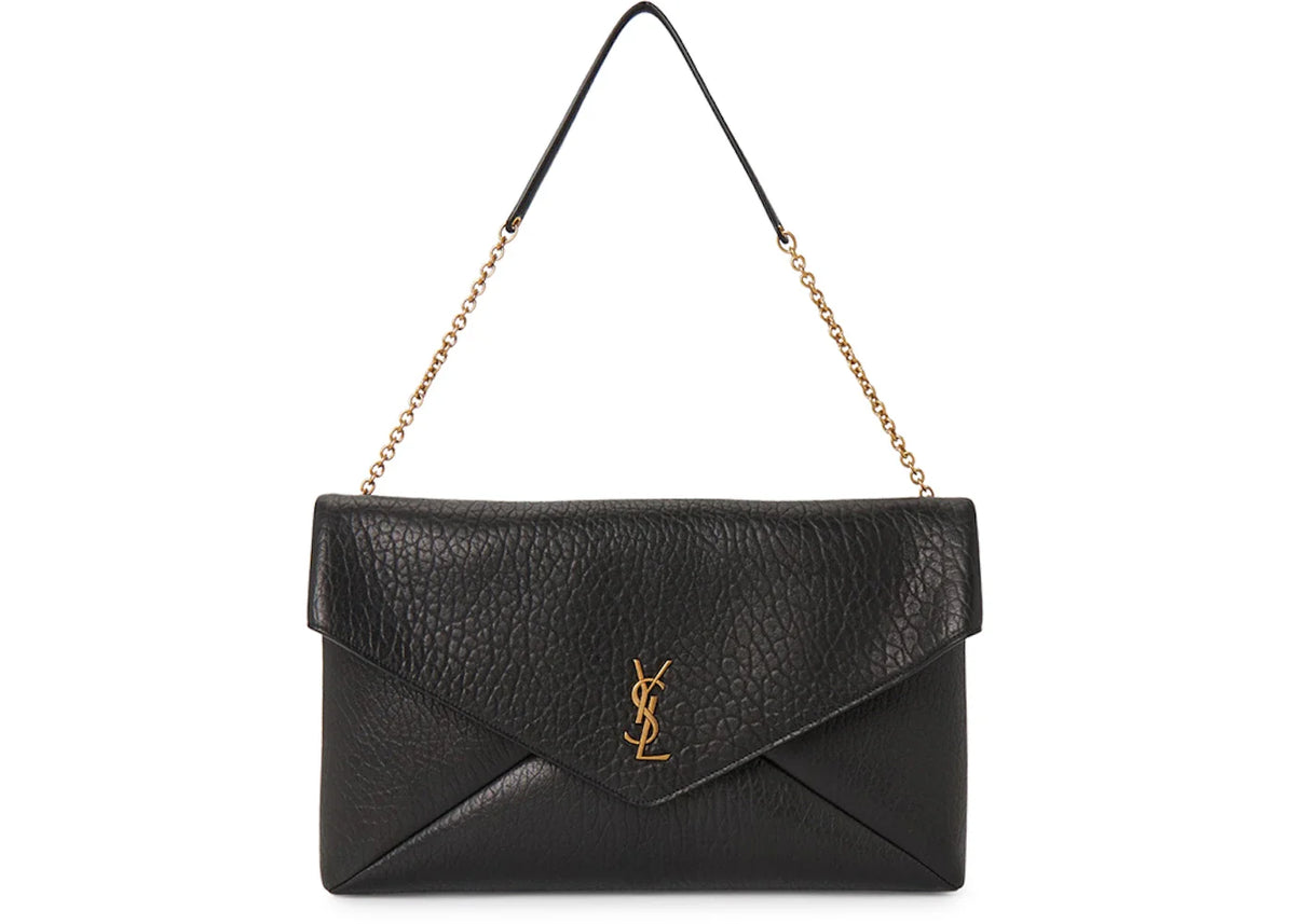 Saint Laurent Cassandra Chain Shoulder Bag Black