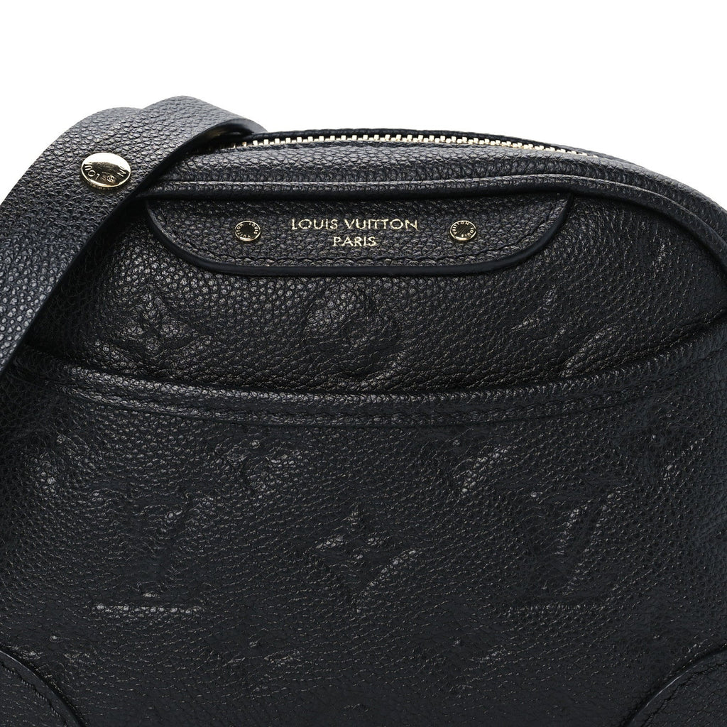 Empreinte Monogram Tiny Camera Bag Black